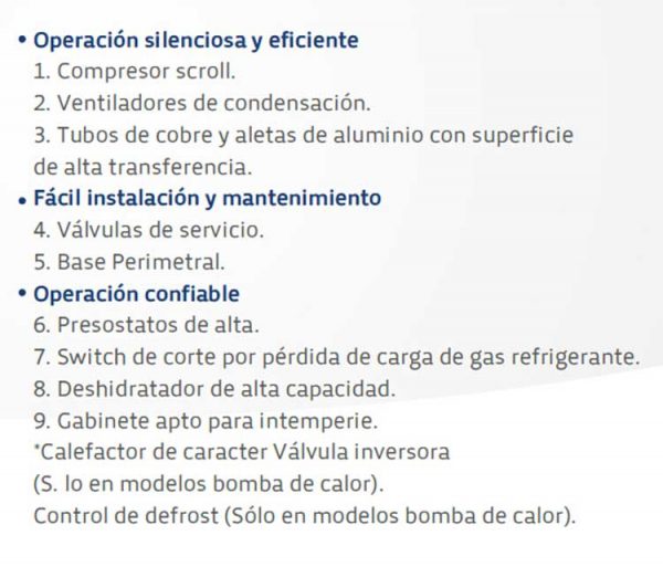 Sistema Separado LENNOX frío solo